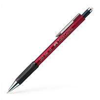 Automatinis pieštukas Faber-Castell 1345, 0.5mm metalizuotos raudonos spalvos