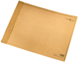 Vokas siuntiniams Nr.20, K 350 x 470 mm, gofruoto popieriaus, rudos spalvos
