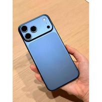 iPhone 12 Atveju Kaip 17 Pro Korpusas Aukštos Kokybės Galinis Dangtelis Su Viduriniu Rėmeliu Važiuoklė Baterija iPhone 12 Konvertuoti į 17 Pro mėlyna