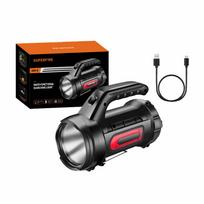 Superfire M9-E searchlight – 900 lm, 473 m, 6000 mAh, 5h operation, power bank