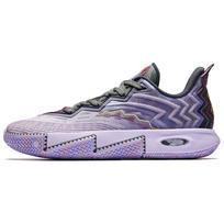 Anta KAI 2 Textile, Synthetic Leather Low top Midfoot Carbon Plate Basketball Shoes Men's Gray Purple 112541111-3 42