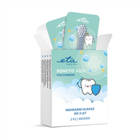 ETA Sonetic Kids 171090500 | Replacement brush heads | Heads | For kids | Quantity: 2 | Blue
