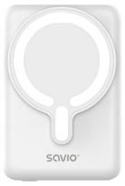 Savio Power Bank, Magnetic, 10000mAh, 20W, White