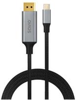 Savio USB-C to DisplayPort 1.4 cable, 1080P/240Hz, 8K/60Hz, 2m