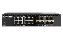 QNAP QSW-3216R-8S8T unmanaged Layer 2 10G Ethernet network switch (100/1000/10000), black