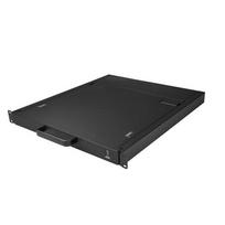 StarTech.com Rackmount KVM Console – Single Port VGA KVM with 19" LCD Monitor for Server Rack – Fully Featured Universal 1U LCD KVM Drawer w/Cables  AND  Hardware – USB Support – 50,000 MTBF