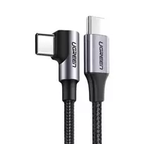 UGREEN US255 50125 data transfer and charging cable | USB-C to USB-C | 60W | 2m | black, grayData transfer and charging cable | USB-C to USB-C | 60W | 2m | black, gray