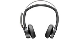 HP Poly Voyager Focus 2-M USB-C Headset with USB-C/A Adapter and Charging Stand