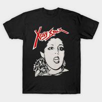 Men Black Print T-shirt Poly Styrene X Ray Spex No-Cut Transfer Paper Print Cotton Tshirt L juoda