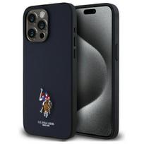 Dėklas iPhone 15 Pro Max US Polo Siuvinėtas Tamsiai Mėlynas