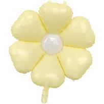 12/18 Inch 10/20pcs Flower Balloon Macaron Candy Color Daisy Flower Balloon Birthday Party Decoration Wedding New Year Balloon 10pcs&12inch geltona