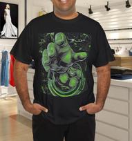 New York City The Incredible Hulk Smash Motion Graphic T-Shirt M