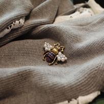 [Animal Collection] Vintage Enamel Paint Bee Dragonfly Brooch Party Coat Accessories