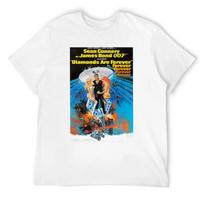 DEIMANTAI AMŽINAI BOND 007 Marškinėliai anime figūrėlės oversized marškinėliai vyrams S