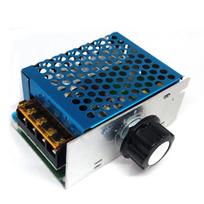 4000W 220V AC Didelės galios tiristorinis įtampos reguliatorius Greičio reguliatorius Temperatūros reguliatorius Su