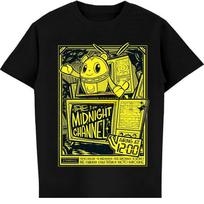 Persona 4 Midnight Channel TV marškinėliai MEDVILNĖ mada 2024 Vasara vintažiniai trumparankoviai spausdinti marškinėliai vyrams S juoda