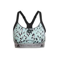 adidas by Stella McCartney TruePurpose vidutinio palaikymo marginta liemenėlė, turkio ir juodos spalvos, moterims HB6069 S