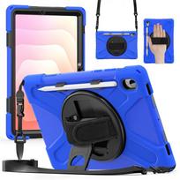 Shockproof Tablet Cover for Samsung Galaxy Tab S11 S10 Lite S9 FE 10.9 S8 S7 11 Plus 12.4 in Ultra 14.6 Inch Case Funda Coque S7 S8 11 inch mėlyna