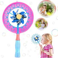Bubble Machine Windmill, Bubble Gun, Bubble Maker for Kids, Bubble Windmill, Portable Soap Bubble Maker for Kids Beach Pool Garden Kids Gift