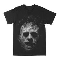 Leatherface Unisex Cotton TShirt Horror Grunge Streetwear Black L
