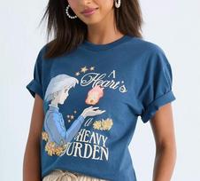 Studio Ghibli Howl's Moving Castle Sophie and Calcifer Quote T-Shirt Anime Shirt M