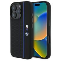 Etui do iPhone 16 Pro Max BMW Silicone Hexagon Blue MagSafe