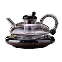 Flower tea pot set English boiled fruit tea set heat-resistant glass Nordic affordable luxury health pot Clear Glass Teapot