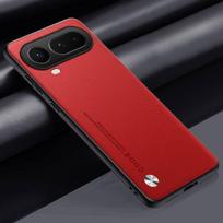 PU Leather Case For Honor Magic 8 Pro Air Back Cover Silicone Full Camera Protection Phone Case For Honor Magic8 Pro Lite Coque raudona