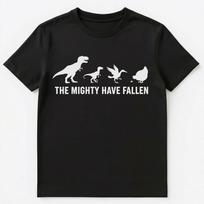 Chicken Owners Mighty Fallen Evolution Dinosaurs Unisex T-Shirt S