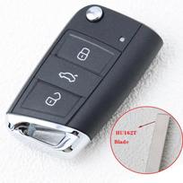 Automobilio rakto dėklas Korpusas Volkswagen Tiguan Vw Golf 7 4 5 Mk4 6 Mk7 Virtus Skoda Octavia A7 Seat Leon Ibiza Altea