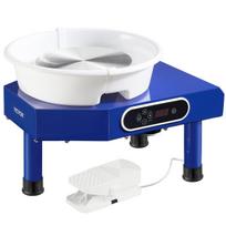 Pottery Wheel 9.8in Ceramic Wheel Foot Pedal Sculpting Tools Apron 350W