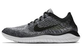 Nike Free Rn Flyknit 2018 Juoda Balta Ombre 942838-101 45 gray