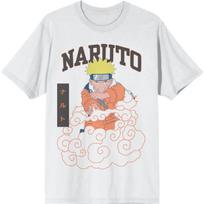 Naruto Klasikinis Naruto Debesies Apvalia Kakla Trumpomis Rankovėmis Vyriški Balti Marškinėliai S balta