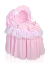 Wózek Dla Lalek Kosz Mojżesza Dla Lalek Z Budką Little Princess Różowy