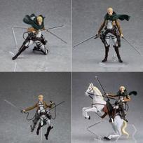 Figma 446 Attack On Titan Erwin Smith In Stock Anime Action Figure Collectible Model Toys For Fans Collection Desktop Decoration