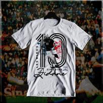 Futbolo marškinėliai Zidane Retro Futbolo Legenda Pasaulio taurė, Prancūzija, Prancūziški Zizou marškinėliai 2XL