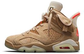 Jordan 6 Retro Travis Scott British Khaki DH0690-200 35.5