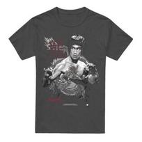 Bruce Lee Unisex Adult The Dragon T-Shirt S juoda