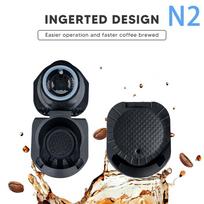 Daugkartinio naudojimo kapsulės adapteris, skirtas „Dolce Gusto“ kavos kapsulėms konvertuoti suderinamus „Nespresso“ kavos aparato priedus