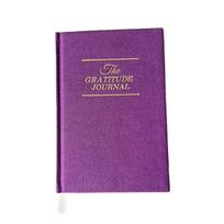 Linen Hard Cover Daily Notebook A5 Paper Schedule Notebook Gratitude Journal Notebook  Teenager violetinė
