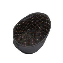 For Vespa Sprint Primavera 150 Motorcycle Storage Box Liner Luggage Tank Cover Seat Bucket Pad black with gold