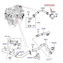 2 vnt. Alyvos ir vandens separatorius New Discovery Defender Land Range Rover Sport Velar Evoque Jaguar LR181892 LR093489 JDE38626 juoda