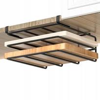 Stand Shelf For Cutting Boards Hanging Metal Black For Kitchen