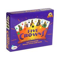 Kortų žaidimas „Five Crown Rummy“ kelių žaidėjų žaidimas Tėvų ir vaikų interaktyvus mokomasis popierius Kortelių žaislas stalo žaidimas Vaikams Suaugusiesiems Šeimos Vakarėlio Žaidimo Naktis 1pc