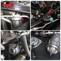 Racing Car Blow Off Valve SSQV BOV W/ Adapter Red For Honda Civic 1.5L Turbo 10th Gen 2016+