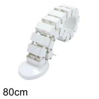 Wire Spine Cable Sleeve Under Desk Cable Tray Wire Management Workstation Snake Wire Organizer Management Cleaning Pipe Conduit