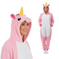 Piżama Onesie Kigurumi Kostium Przebranie Różowy Jednorożec Xl: 175-185Cm