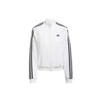Adidas Spalvų Blokų Dryžuotas Sportinis Laisvalaikio Švarkelis Moteriški Švarkeliai Baltas H10180 S