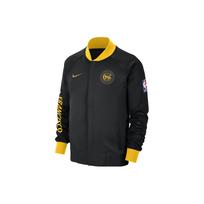 Nike Golden State Warriors Showtime City Edition Raidžių Spaudinys Spalvų Blokas Laisvalaikio Striukė Vyriška Striukė Juoda FB3512-010 XXXL