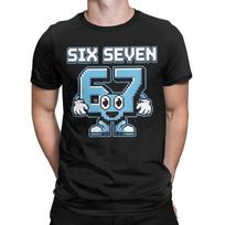 67 Six Seven 6-7 Funny Italian Brainrot Outfit Unisex T Shirts Cotton Tee New Arrival  T-shirt Clothing S